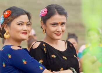 ‘हाँसेको मायालु’  भन्दै  गायिका विष्णु माझी र गायक सन्जय फ्राउनफिल्डर