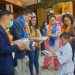 क्योकुशिन सेइसिन काईकानको  शुभकामना आदान-प्रदान कार्यक्रममा विद्यालय पोशाक वितरण