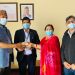 अभिनेत्री बसुन्धरा भुषालद्धारा कल्याकारी कोषलाई रकम हस्तानतरण