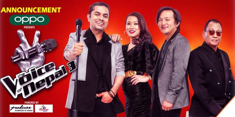 दि भ्वाइस अफ नेपाल’ सिजन–३’ को प्रसारण नहुने