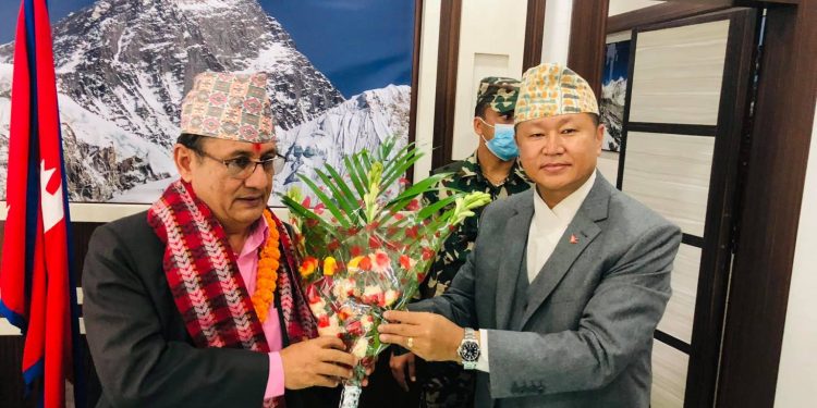 प्रदेश नं १ को मुख्यमन्त्रीमा आचार्य