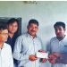 प्रेस युनियन सुनसरीद्वारा पत्रकार दाहाललाई बीमा रकम हस्तान्तरण