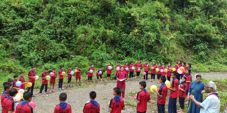 नवोदय स्काउटको शक्तिखोरमा पदयात्रा सम्पन्न