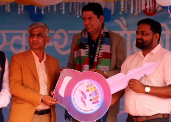 पथरी शनिश्चरे नगरपालिकालाई इन्ट्रा फाउन्डेसनले स्वास्थ्य चौकी र एम्बुलेन्स हस्तान्तरण